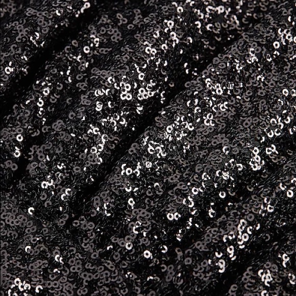 EXPRESS Color Block Sequin Strong Shoulder Mini Dress - Picture 9 of 12